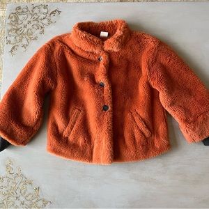 Girls STEM soft Pumpkin colored jacket